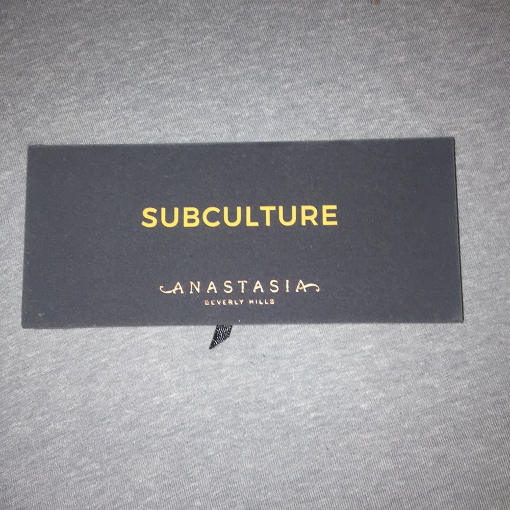 anastasia beverly hills subculture palette